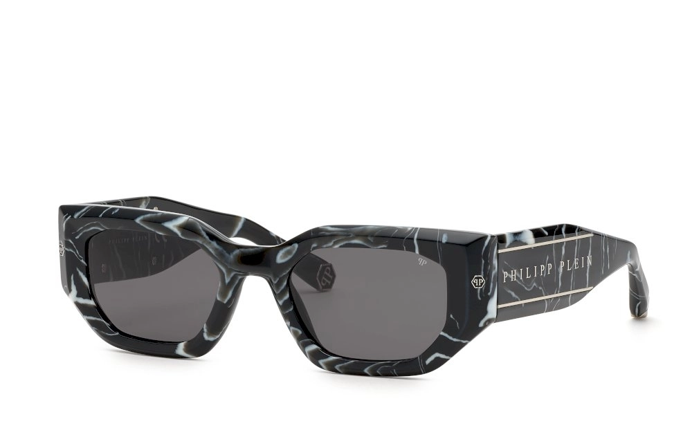 Philipp Plein SPP066 0Z21 58 | Kadın Siyah Desenli Güneş Gözlüğü